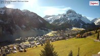 Archiv Foto Webcam Oberlech: Ausblick Pension Bergland 09:00