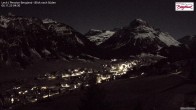 Archiv Foto Webcam Oberlech: Ausblick Pension Bergland 03:00
