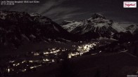 Archived image Webcam Lech am Arlberg - Guesthouse Bergland 01:00