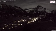 Archived image Webcam Lech am Arlberg - Guesthouse Bergland 03:00