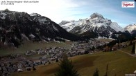 Archiv Foto Webcam Oberlech: Ausblick Pension Bergland 07:00