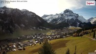 Archiv Foto Webcam Oberlech: Ausblick Pension Bergland 09:00