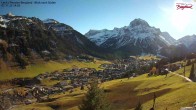 Archiv Foto Webcam Oberlech: Ausblick Pension Bergland 13:00