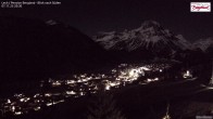 Archiv Foto Webcam Oberlech: Ausblick Pension Bergland 19:00