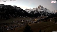 Archiv Foto Webcam Oberlech: Ausblick Pension Bergland 05:00