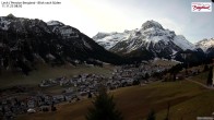 Archiv Foto Webcam Oberlech: Ausblick Pension Bergland 07:00