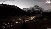 Archiv Foto Webcam Oberlech: Ausblick Pension Bergland 05:00