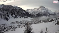 Archiv Foto Webcam Oberlech: Ausblick Pension Bergland 07:00