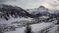 Archiv Foto Webcam Oberlech: Ausblick Pension Bergland 14:00