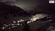 Archiv Foto Webcam Oberlech: Ausblick Pension Bergland 02:00