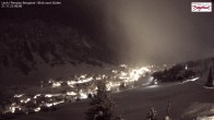Archiv Foto Webcam Oberlech: Ausblick Pension Bergland 23:00