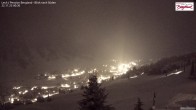 Archiv Foto Webcam Oberlech: Ausblick Pension Bergland 23:00