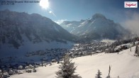 Archiv Foto Webcam Oberlech: Ausblick Pension Bergland 10:00