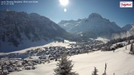 Archiv Foto Webcam Oberlech: Ausblick Pension Bergland 11:00