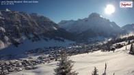 Archiv Foto Webcam Oberlech: Ausblick Pension Bergland 13:00