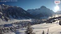 Archiv Foto Webcam Oberlech: Ausblick Pension Bergland 14:00