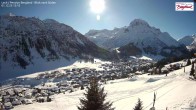 Archiv Foto Webcam Oberlech: Ausblick Pension Bergland 11:00