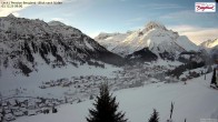 Archived image Webcam Lech am Arlberg - Guesthouse Bergland 08:00