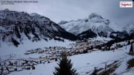 Archiv Foto Webcam Oberlech: Ausblick Pension Bergland 07:00
