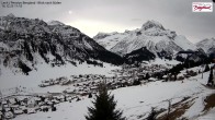 Archiv Foto Webcam Oberlech: Ausblick Pension Bergland 11:00