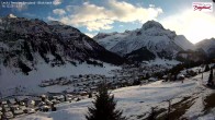 Archiv Foto Webcam Oberlech: Ausblick Pension Bergland 15:00