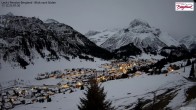 Archiv Foto Webcam Oberlech: Ausblick Pension Bergland 06:00