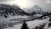 Archiv Foto Webcam Oberlech: Ausblick Pension Bergland 10:00