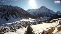 Archiv Foto Webcam Oberlech: Ausblick Pension Bergland 11:00