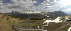 Archiv Foto Webcam Panorama der Seiser Alm von der Puflatsch Bergstation 15:00