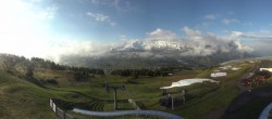 Archived image Webcam Alpe di Siusi: View from the Puflatsch Mountain Station 06:00
