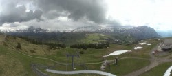 Archiv Foto Webcam Panorama der Seiser Alm von der Puflatsch Bergstation 16:00