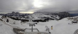 Archiv Foto Webcam Panorama der Seiser Alm von der Puflatsch Bergstation 09:00