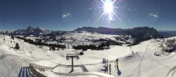 Archiv Foto Webcam Panorama der Seiser Alm von der Puflatsch Bergstation 11:00