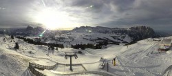 Archiv Foto Webcam Panorama der Seiser Alm von der Puflatsch Bergstation 07:00