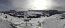 Archiv Foto Webcam Panorama der Seiser Alm von der Puflatsch Bergstation 11:00