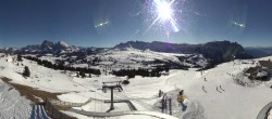 Archiv Foto Webcam Panorama der Seiser Alm von der Puflatsch Bergstation 11:00