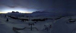 Archiv Foto Webcam Panorama der Seiser Alm von der Puflatsch Bergstation 06:00