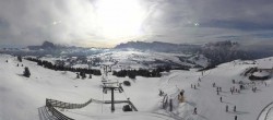 Archived image Webcam Alpe di Siusi: View from the Puflatsch Mountain Station 09:00