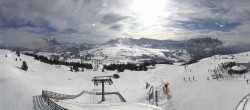 Archived image Webcam Alpe di Siusi: View from the Puflatsch Mountain Station 11:00