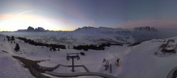 Archiv Foto Webcam Panorama der Seiser Alm von der Puflatsch Bergstation 06:00