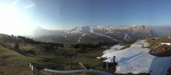Archiv Foto Webcam Panorama der Seiser Alm von der Puflatsch Bergstation 06:00
