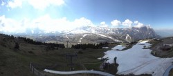 Archiv Foto Webcam Panorama der Seiser Alm von der Puflatsch Bergstation 09:00