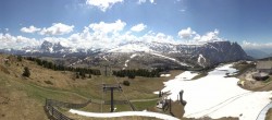Archiv Foto Webcam Panorama der Seiser Alm von der Puflatsch Bergstation 11:00