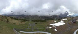 Archiv Foto Webcam Panorama der Seiser Alm von der Puflatsch Bergstation 17:00