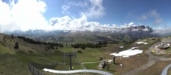 Archiv Foto Webcam Panorama der Seiser Alm von der Puflatsch Bergstation 09:00