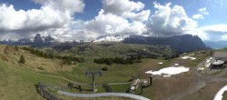 Archiv Foto Webcam Panorama der Seiser Alm von der Puflatsch Bergstation 15:00
