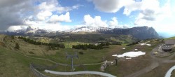 Archiv Foto Webcam Panorama der Seiser Alm von der Puflatsch Bergstation 17:00