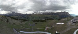 Archived image Webcam Alpe di Siusi: View from the Puflatsch Mountain Station 17:00