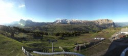 Archiv Foto Webcam Panorama der Seiser Alm von der Puflatsch Bergstation 06:00