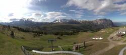 Archiv Foto Webcam Panorama der Seiser Alm von der Puflatsch Bergstation 07:00
